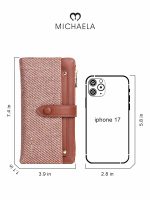 MICHAELA Glitter Twill Long Wallet 20